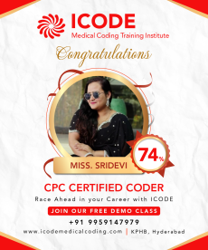 ICODE medical coding Training Institute student placement outcome