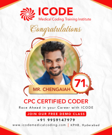ICODE medical coding Training Institute student placement outcome