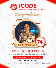ICODE medical coding Training Institute student placement outcome